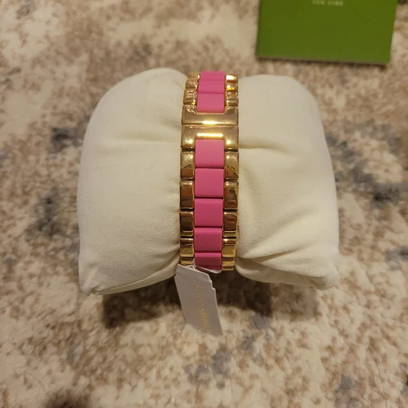 NWT Gold and Pink Watch made by Kate Spade (includes box) - Picture 4 of 6